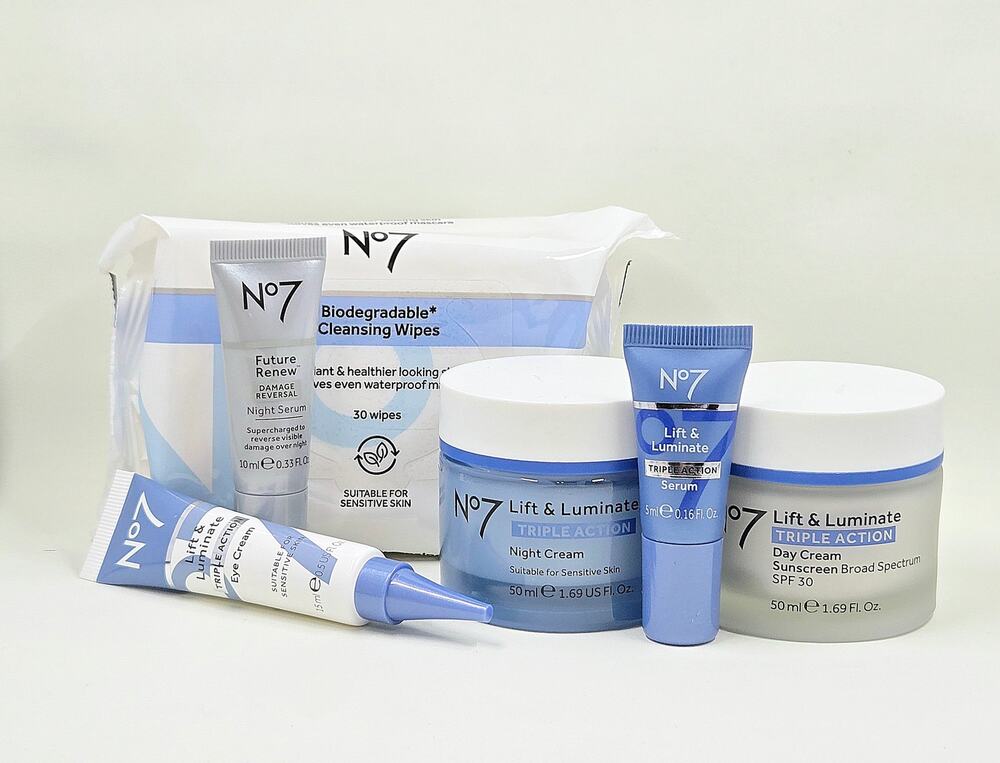 No7 Lift & Luminate Triple Action Ultimate Skincare Collection 6-Piece Set
